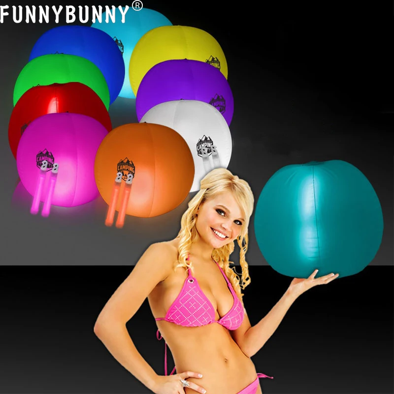 FUNNYBUNNY флуоресцентный шар светящийся пляжный шар детские игрушки праздничная атмосфера поставки светящийся шар