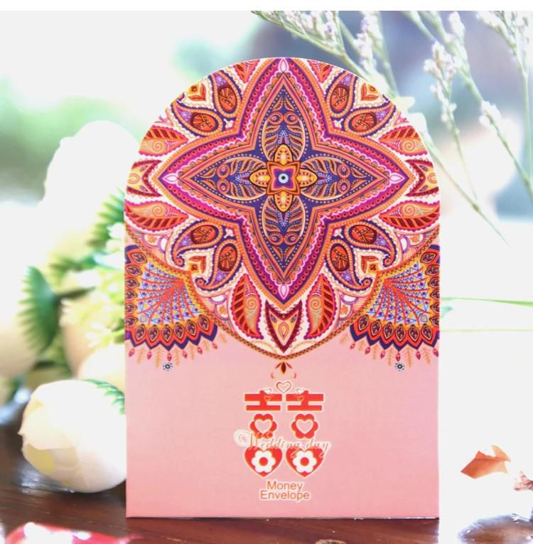 

Бесплатная доставка 30 шт./лот свадебные принадлежности В креативном стиле красный конверт для невесты