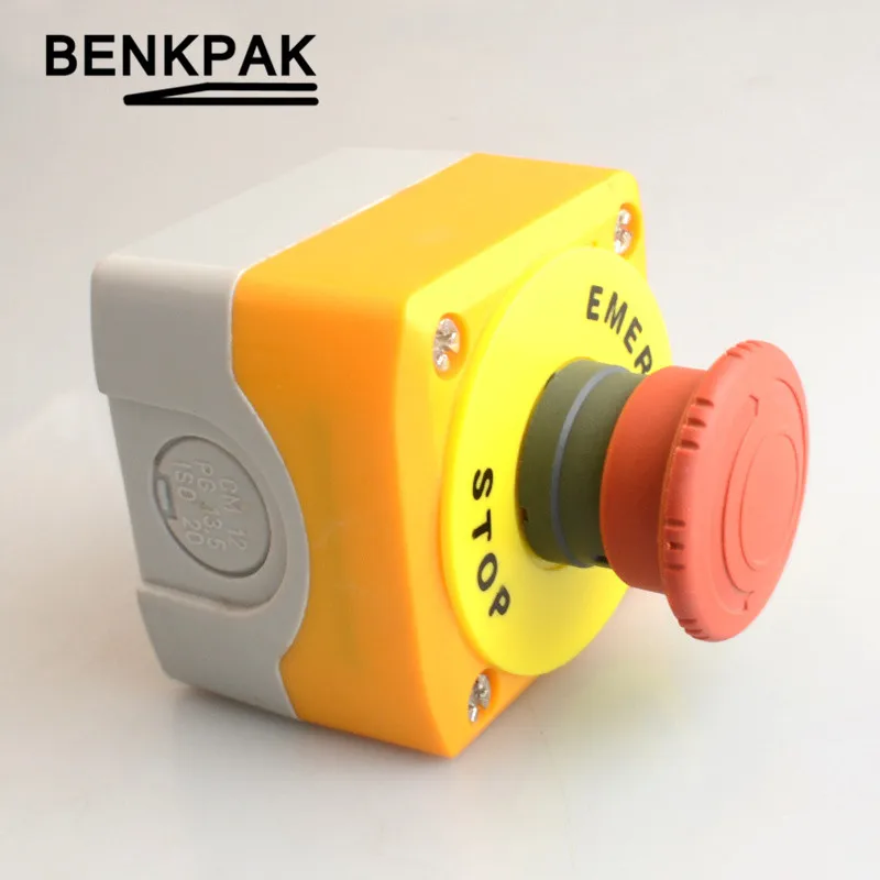 

emergency stop push button switch e-stop with NO+NC silver alloy contact