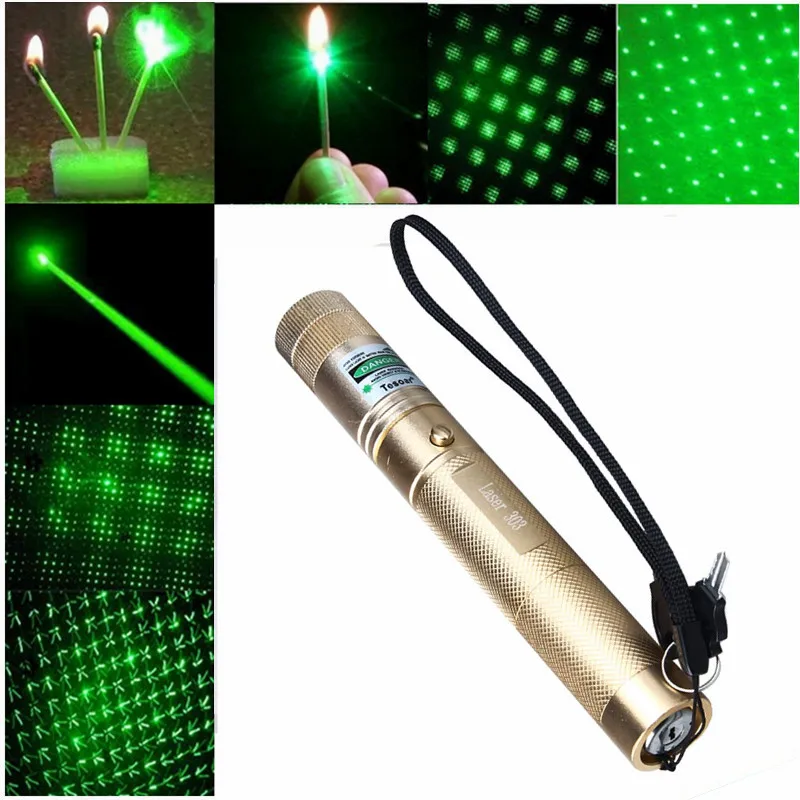 SD Laser 303 Strong Power Green laser pointer burning Matches lazer pen