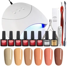 YIFEI маникюрный набор и наборы набор гель-Лаки с лампой 36 Вт УФ-лампа для геля Набор для маникюра Esmalte Para Unha Nagels Spulletjes