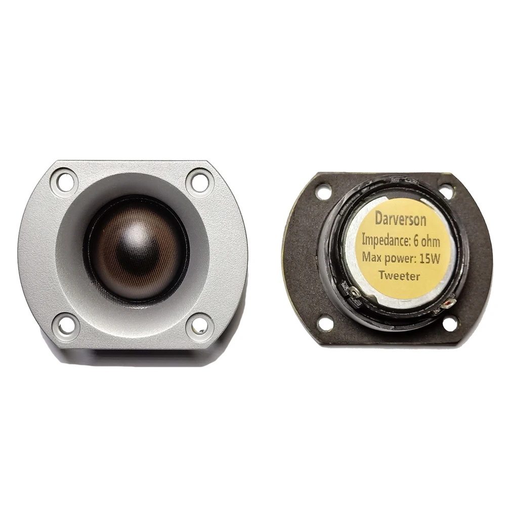 

HIFI 2.36 inch silk soft Dome tweeter car home stage audio DIY kits treble speaker driver unit AMT 6 Ohm