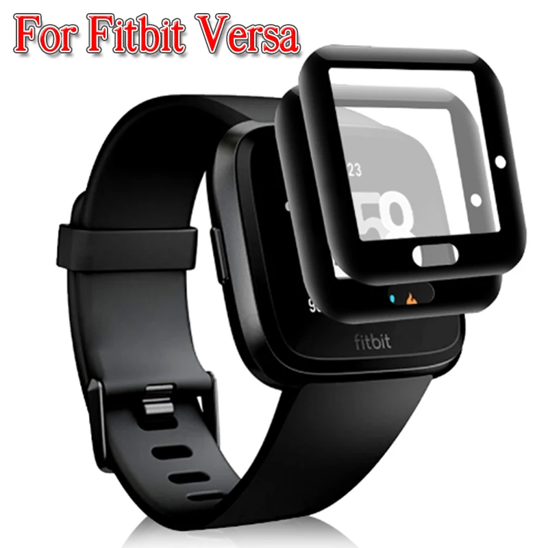 

Pcs/2Pcs Screen Protector For Fitbit Versa Full Cover Smart Watch Soft TPU Film HD Protection Glas Protective Case(Not Glass)