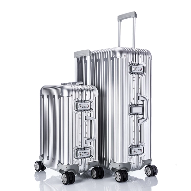 large metal suitcase