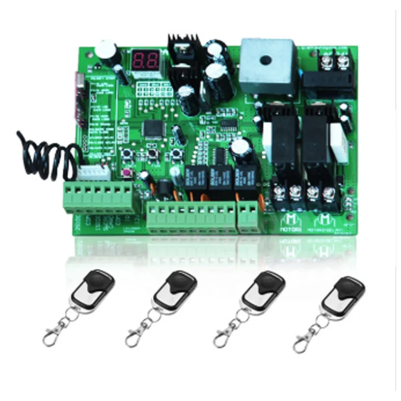 

Niversal use 24V DC PCB board of Automatic Double arms swing gate opener control board panel , motor ( Remote option )