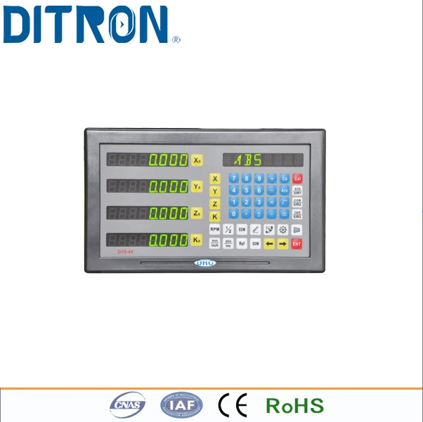 Ditron дизайн 4 оси светодиодный металлический корпус устройство цифровой индикации для машин