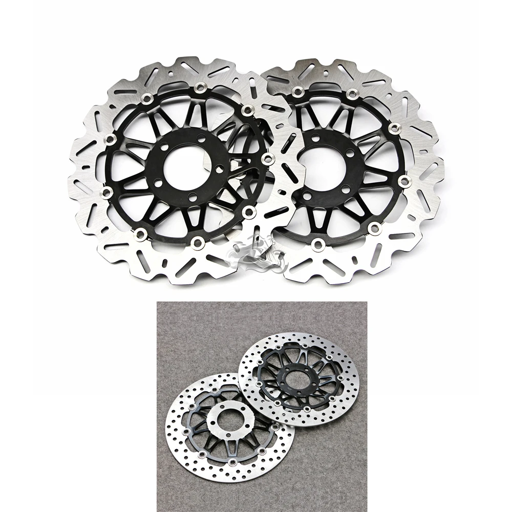Floating Front Brake Disc Rotor For Suzuki Bandit GSF250 400 Katana