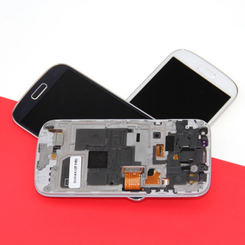 S4 mini LCD Compatible For Samsung Galaxy I9190 i9192 i9195 Display Touch Screen+Frame Assembly | Мобильные телефоны и