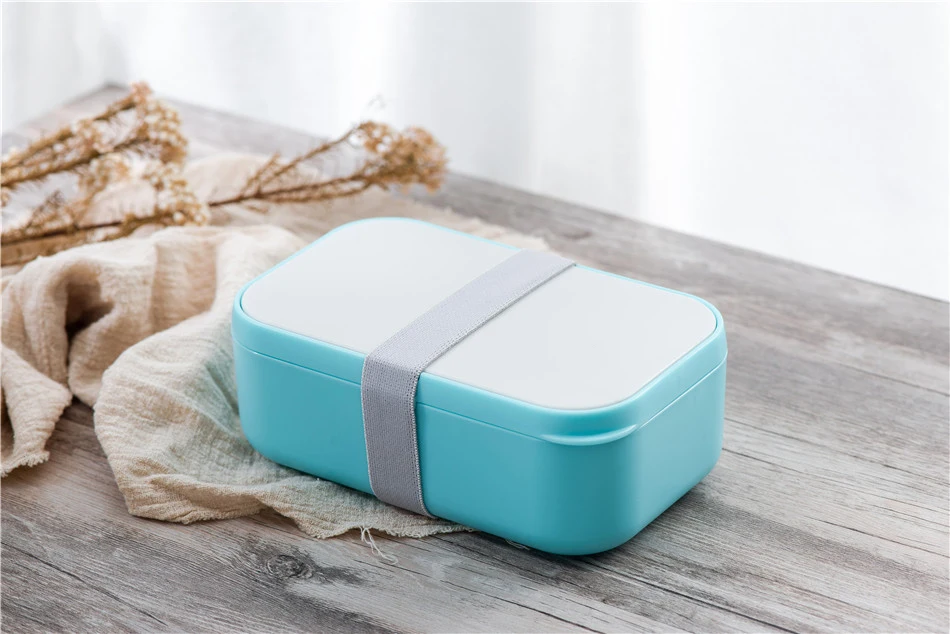 Baispo Microwavable Bento Box герметичный BPA бесплатно Портативный Ланч-бокс с столовой едой контейнер ланчбокс для школы офиса