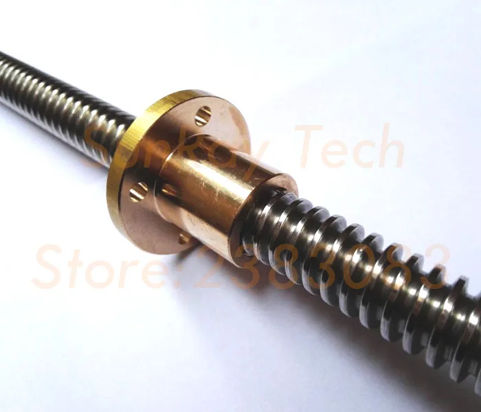 

Lead screw TR16*4 stainless steel threaded rod 500mm length