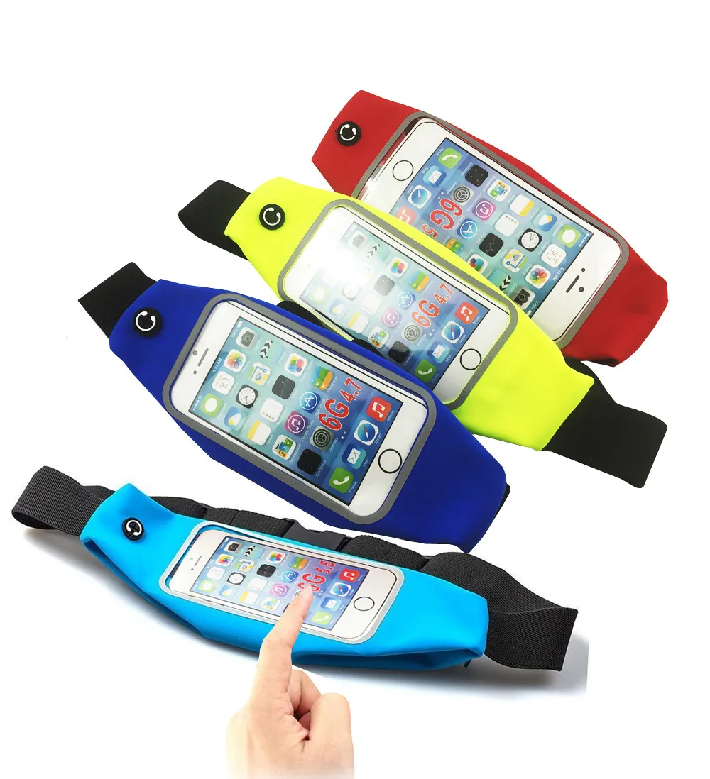 Waterproof Running Sport Waist Bag Mobile Phone Pouch Wallet Case Belt