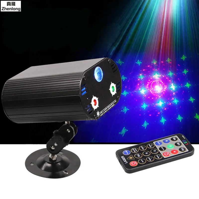 

High Quatily LED 3 In 1 RG Remote Laser Music Light Dj Laser Projector Disco Stage Effect Light for Home Party Entertainment