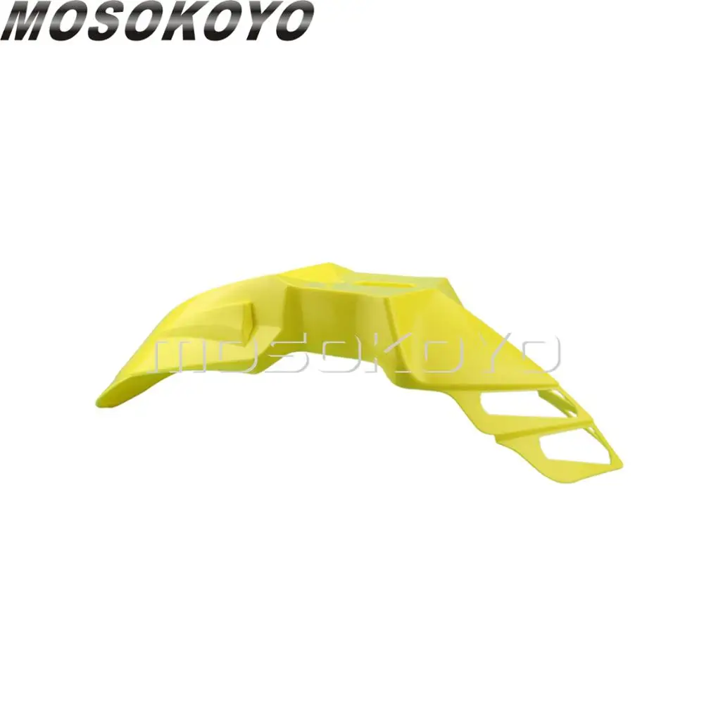 Supermoto переднее крыло Красный Прочный Motrad Брызговики для Honda CRF CR 125 150 450R 450X красный - Цвет: Yellow