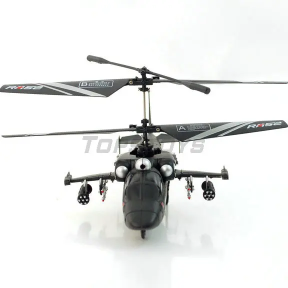 wholesale SanHuan double blade SH 6036 4ch gyro Military helicopter