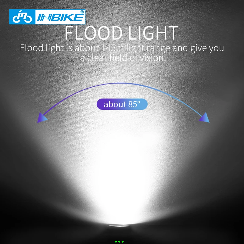 INBIKE светильник для велосипеда с зарядкой от USB, головной светильник для велосипеда, велосипедный фонарь, аксессуары для велоспорта, велосипедный передний светильник для горного велосипеда, 760 люмен