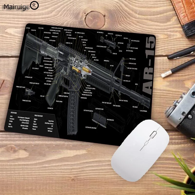 Mairuige 22X18 см части пистолета Csgo коврик для мыши геймерские игровые коврики игровой коврик для мыши маленького размера коврик для мыши Клавиатура большая акция