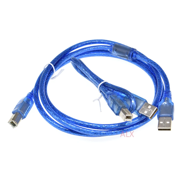 

0.3m 0.5m 1m 1.5m usb b printer cable usb 2.0 type a male to type b male usb Charging cable for Scanner Printer uno r3 mega2560