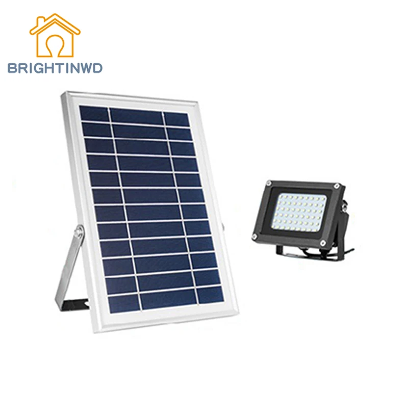 

Outdoor Lighting Solar Floodlight 54LED Light-conrrol Lithium Battery Waterproof Garden Lawn Spotlights Street Wall Light IP65