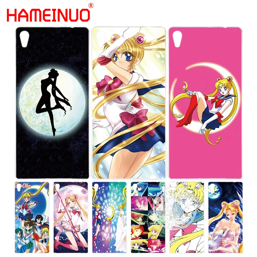 HAMEINUO Сейлор Мун Девушки чехол для телефона sony xperia z2 z3 z4 z5 mini plus aqua M4 M5 E4 E5 C4 C5|case for