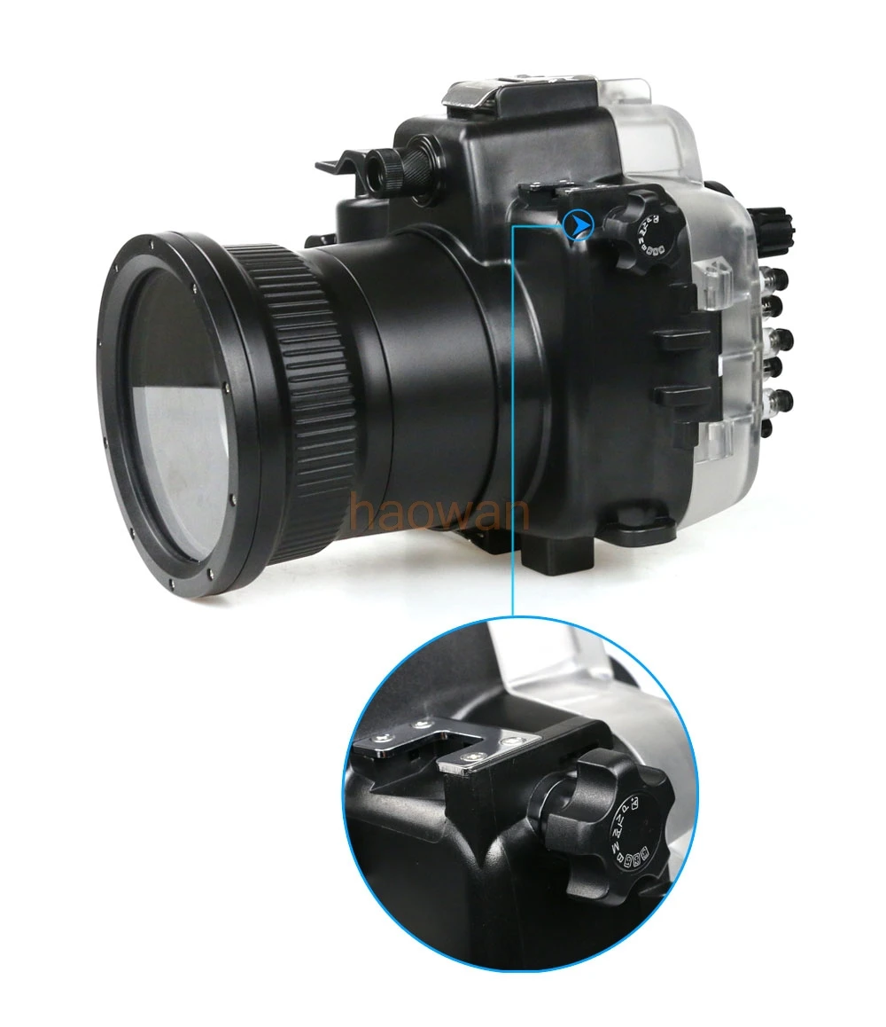 Водонепроницаемый подводный корпус камеры Корпус чехол сумка протектор для Canon 5D4 5D Mark IV 24-105 мм объектив