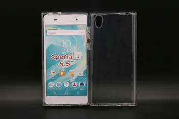 

20pcs/lot Free Shipping transparent smooth Soft TPU Cover for Sony Xperia L1