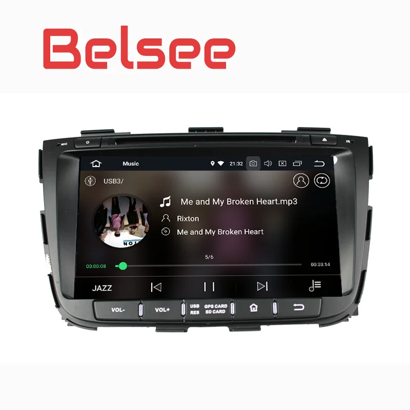 Стереомагнитола Belsee 2012 2013 2014 Kia Sorento на базе Android 8 0 автоголовное устройство с