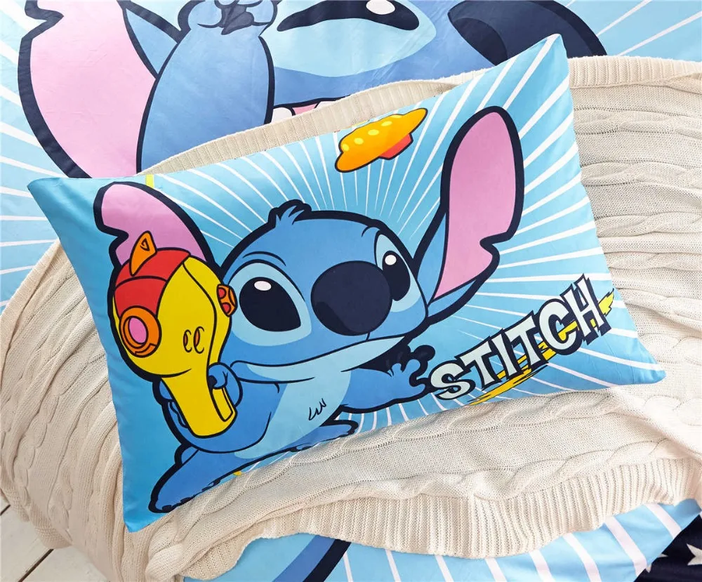 Stitch Cetak Tidur Set Untuk Anak Anak Anak Anak Dekorasi Kamar