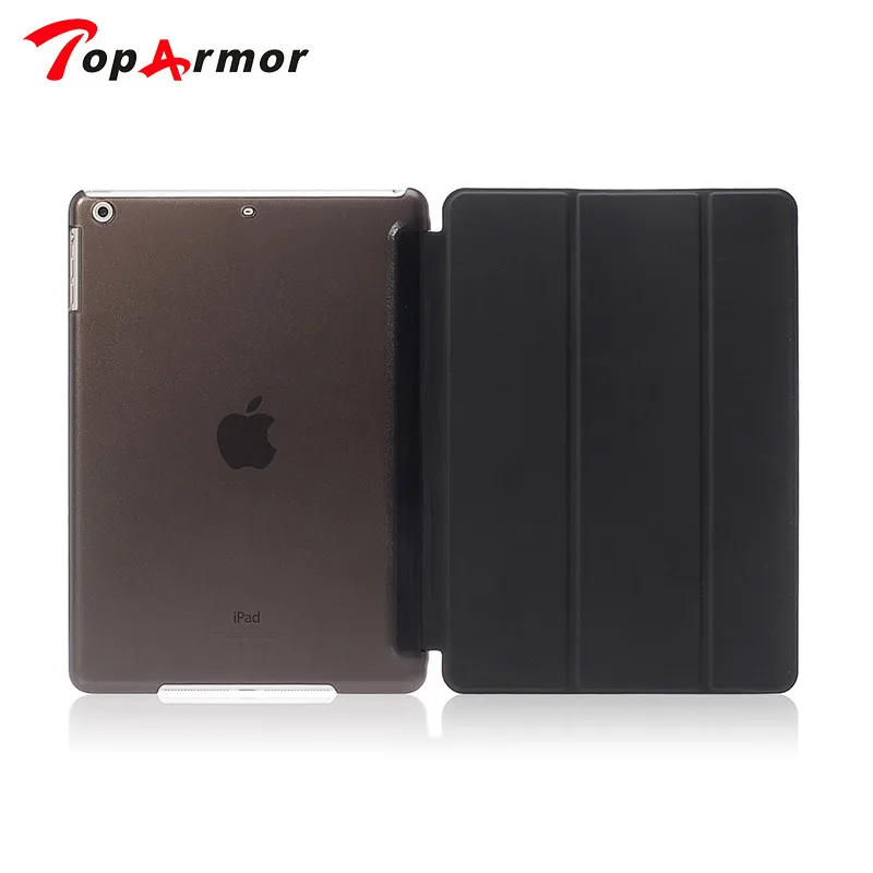 TopArmor роскошный чехол-подставка из искусственной кожи для ipad mini 2 с прозрачной смарт-задней крышкой для Apple ipad mini 1 2 3 - Цвет: 1