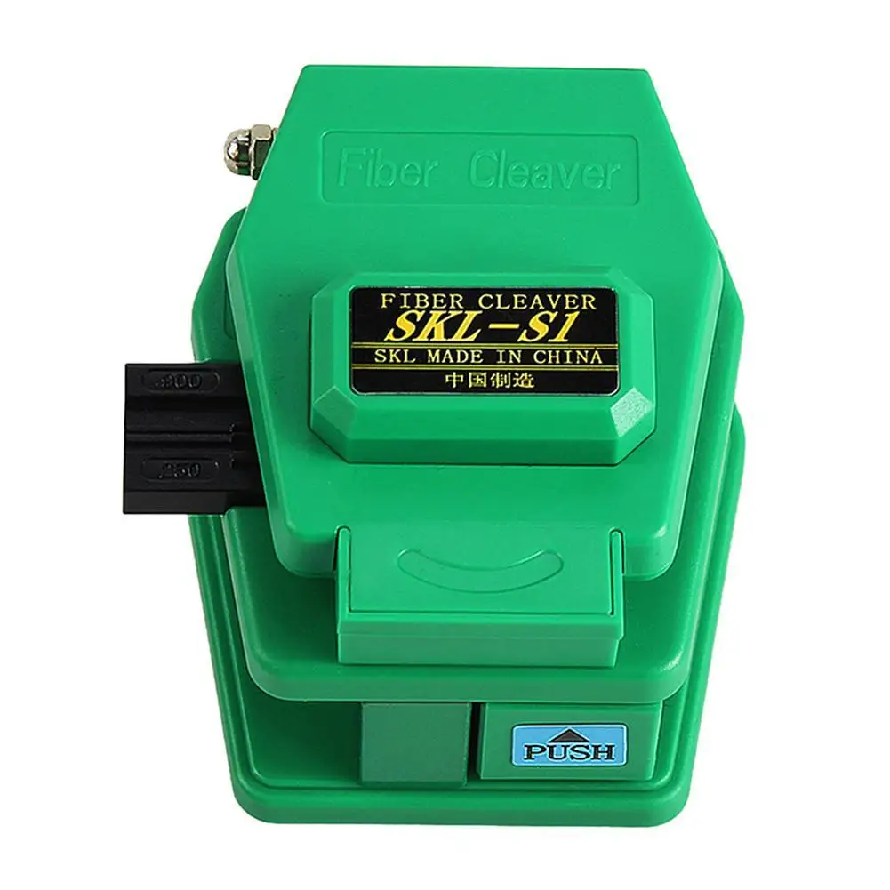 

Plastic material Optical Fiber Cleaver,Fiber Optics Cutter tools 250um -900um optic fiber tools. with 3in1 fixture