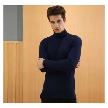 

Katesy For Men 90% Modal + 10% Spandex Winter Neck Warm Ultra-Soft Solid Color Thin Thermal Underwear Men's Pajamas