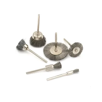 

5Pcs Polishing Brush Wire Wheel Brushes for Drill Rotary Tool Polishing Grinding Tools Stainless Steel