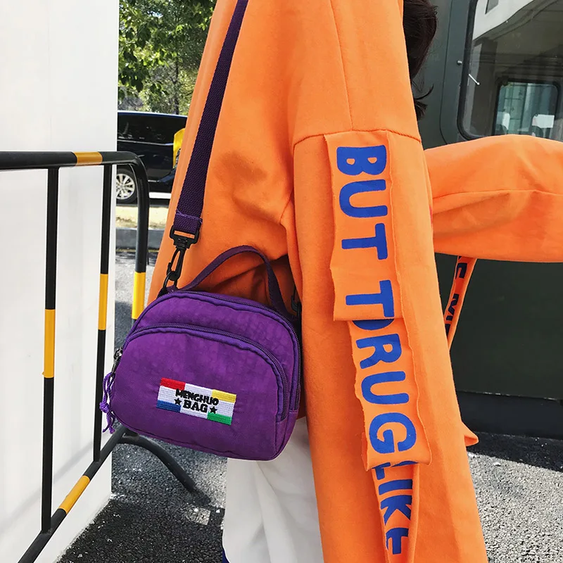 MENGHUO Small Shoulder Bags Female Solid Zipper Luxury Women Designer Flap Mini Nylon Summer Beach Crossbody Bag Sac A Main 2018 (33)