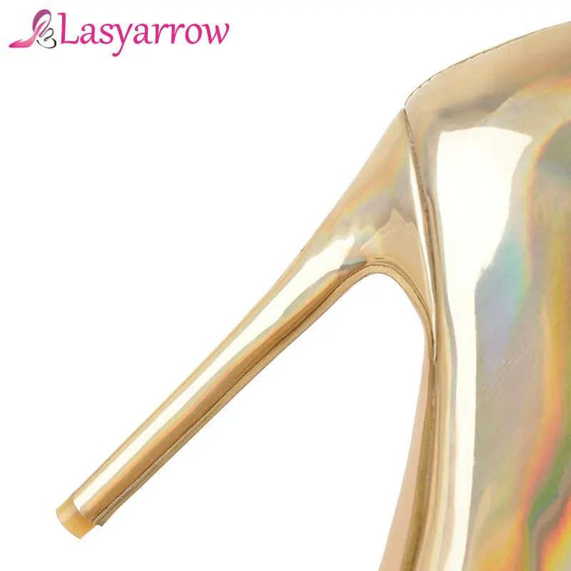 Сапоги Lasyarrow женские на высокой шпильке соблазнительные ботфорты пикантные