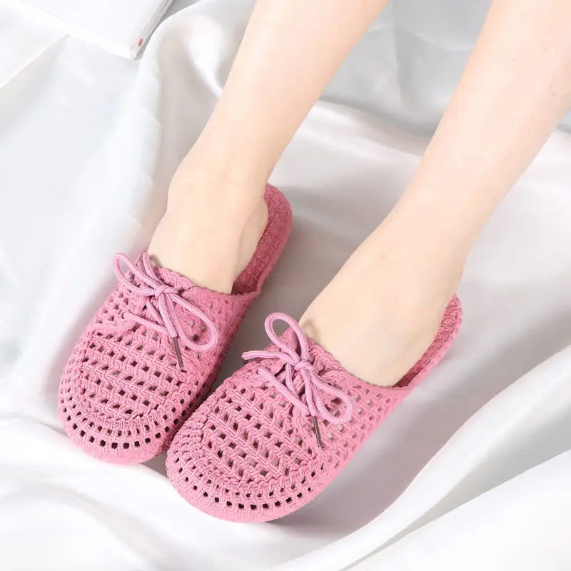 

Summer non-slip deodorant sandals and slippers female baotou hollow home interior