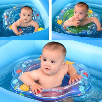 

Baby Thickening Inflatable Infant Swimming Boat Pool Float Children Seat Boat Pool Infant Swimming