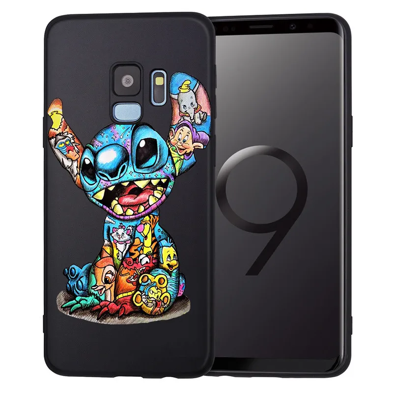 Groot Joker Stitch marvel для samsung Galaxy S6 S7 Edge S8 S9 S10 Plus Lite Note 8 9 чехол для телефона Coque Etui Funda deadpool