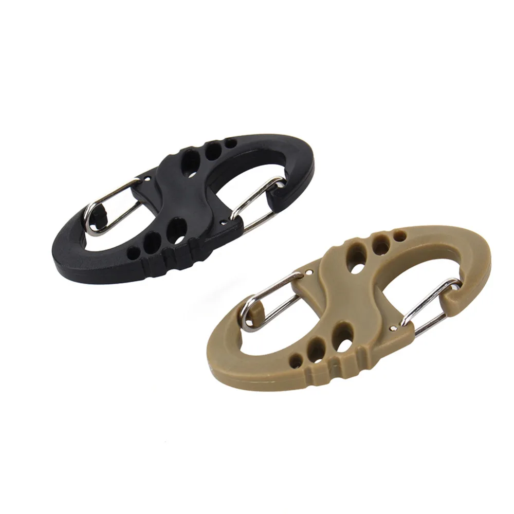 5Pcs-S-Type-Climbing-Carabiner-Hook-Clasps-Buckle-Camping-Carabiners-EDC-Keychain-Hooks-Paracord-Buckle-Tactical