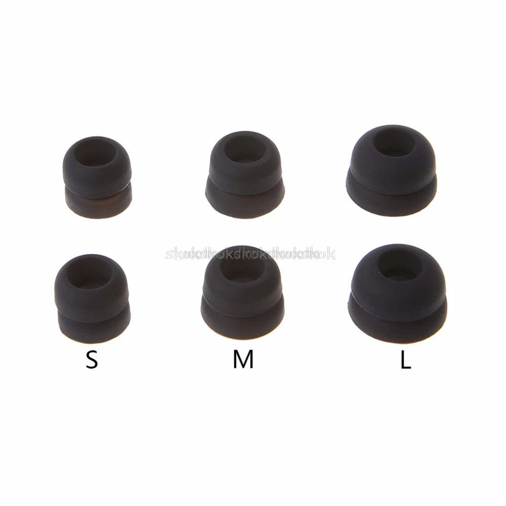 

3 Pairs Earphone Tips In Ear Earbuds Case Soft Silicone Ear caps Replacement Headphone Accessories Mr29 19 Dropship