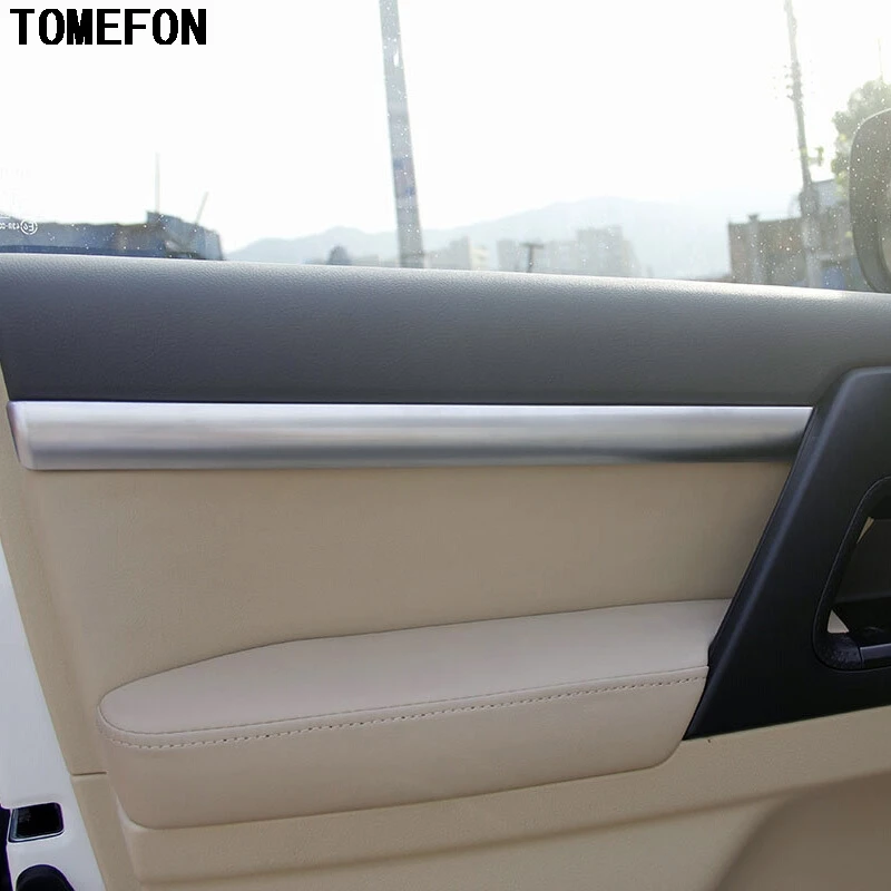 TOMEFON 4 шт. для Toyota Land Cruiser LC200 2008 2015 2016 2017 ABS хромированные внутренние дверные