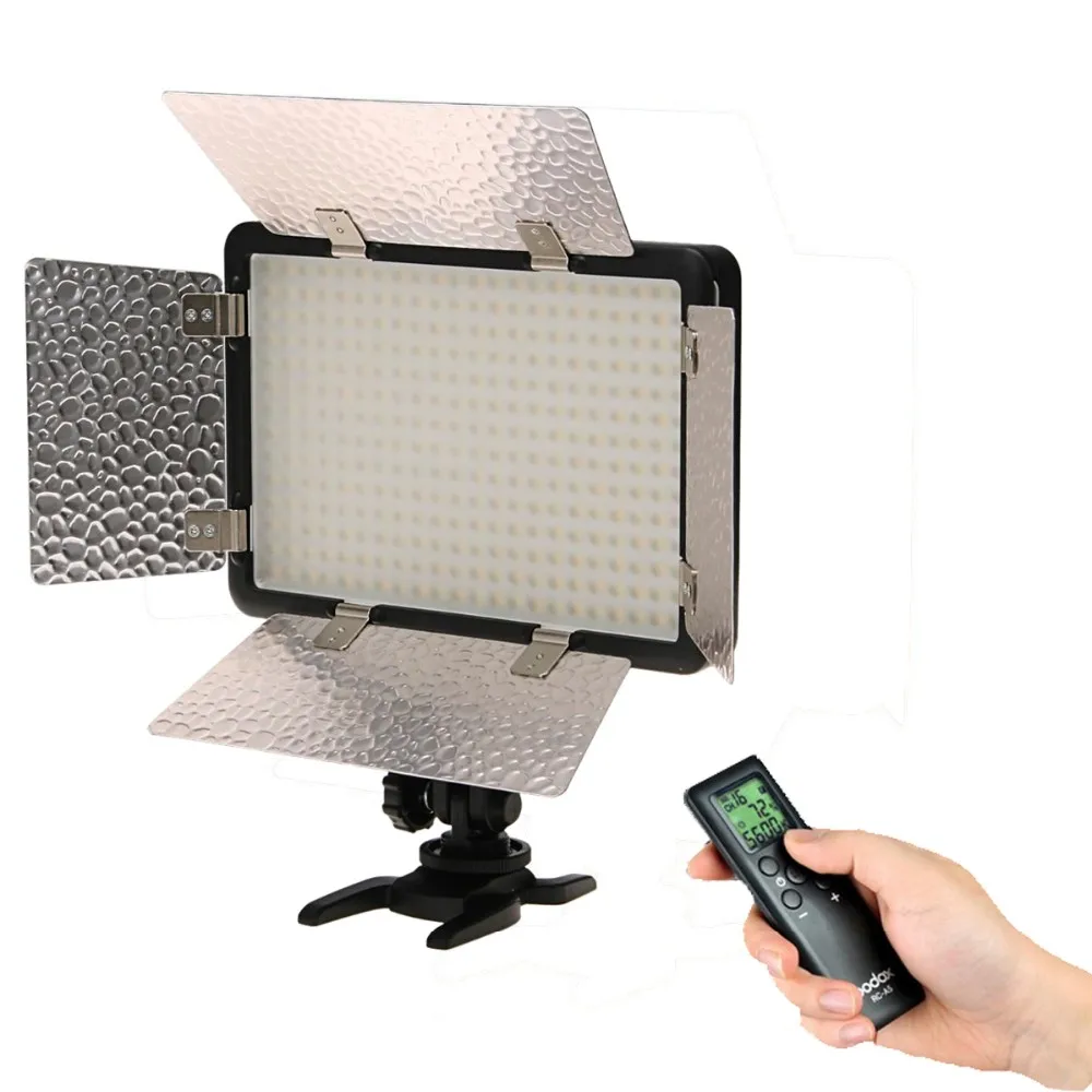 

Godox 308C II Bi-Color LED Video Light 3300-5600K + Remote For Canon Nikon Camera Camcorder DV
