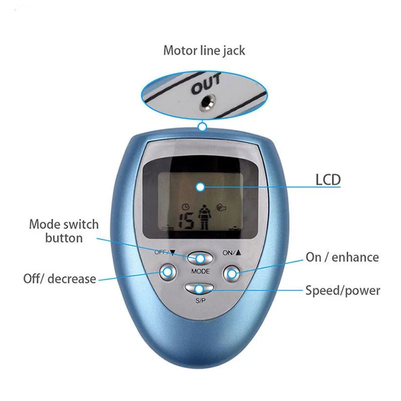 Massage relaxing Body Neck Foot Leg back massager Health Care Slim Tens Acupuncture Slimming Massager Therapy massag 8 Pads Massage relaxing Body Neck Foot Leg back massager Health Care Slim Tens Acupuncture Slimming Massager Therapy massag 8 Pads