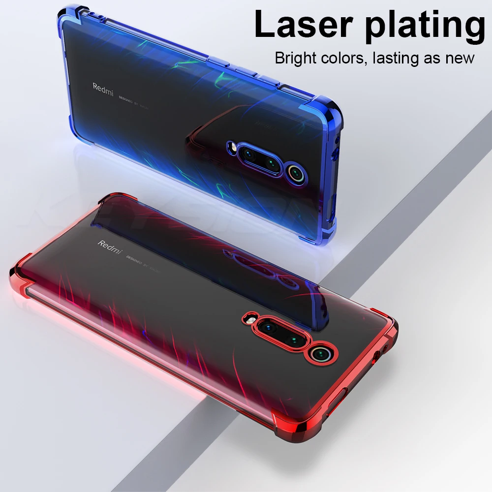 Ударопрочный чехол KEYSION с покрытием для Xiaomi Mi9T Pro Redmi K20 противоударный прозрачный