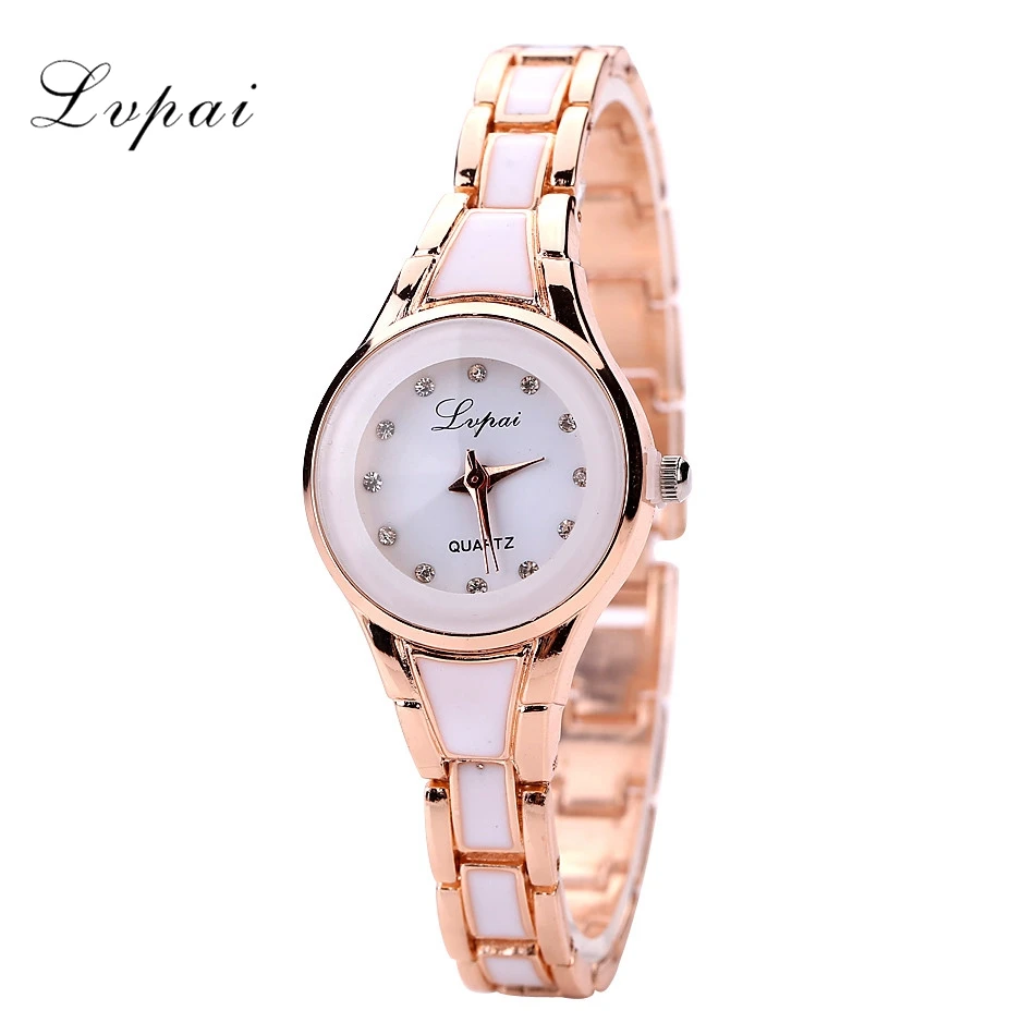 

LVPAI Watches Women Relogio Gold Silver Stainless Steel Vintage Wristwatch Watch Women Casual Quartz Clock Wrist Watch