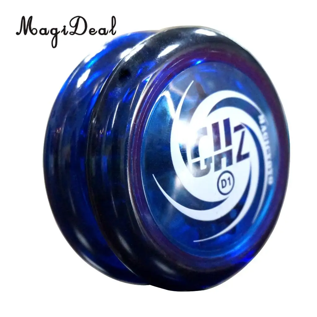 Plastic D1 Spin Ball Professional YoYo Size E Bearing with String for Kids Children Adult Classic Toy Green