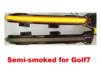 Smoked Dynamic Mirror Indicator for VW Golf MK7 7 GTI R GTD Touran 2012-2018 Side Mirror Turn Signal Car Flowing LED Light Smoked Dynamic Mirror Indicator for VW Golf MK7 7 GTI R GTD Touran 2012-2018 Side Mirror Turn Signal Car Flowing LED Light