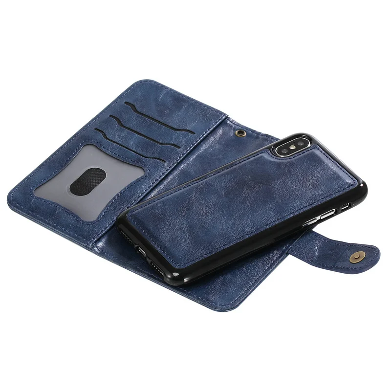 2 в 1 винтажный кожаный чехол-кошелек для Apple iPhone 11 Pro Max Fundas дневник книжка Флип Магнитный чехол 5,8 ''6,1'' 6,5 ''чехол