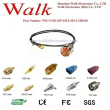 N Мужской RP-SMA мужской LMR200 кабель, SMA N LMR200 кабель, LMR200 удлинитель