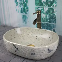 Ванная комната Фарфор Керамика резервуар для раковины квадратный умывальник раковина для ванной искусственный бассейна