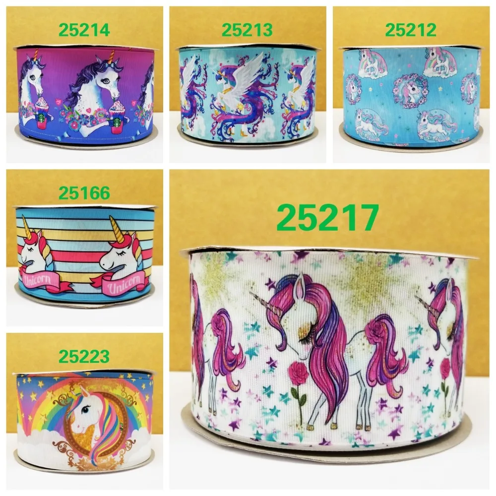 

Cartoon printed grosgrain ribbon ,satin ribbon 10 yards . 25166-