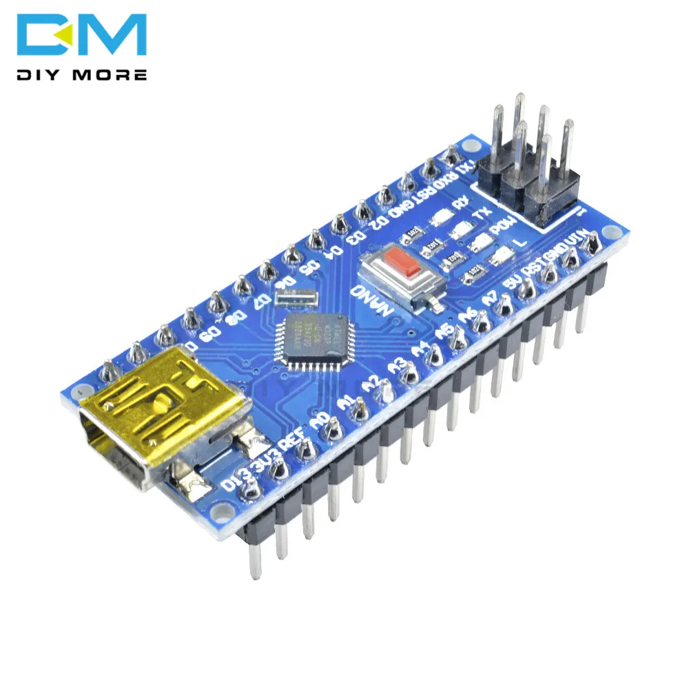 Плата драйвера микроконтроллера CH340 CH340G NANO 3 0 Mini USB Atmega328 ATmega328P модуль 5 в 16 м для